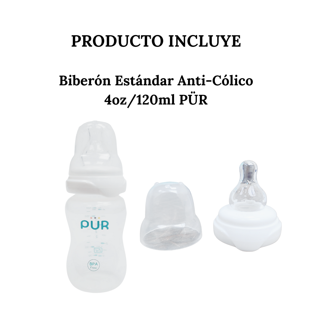 Biberón Pür Anti-Cólico 4oz/130ml