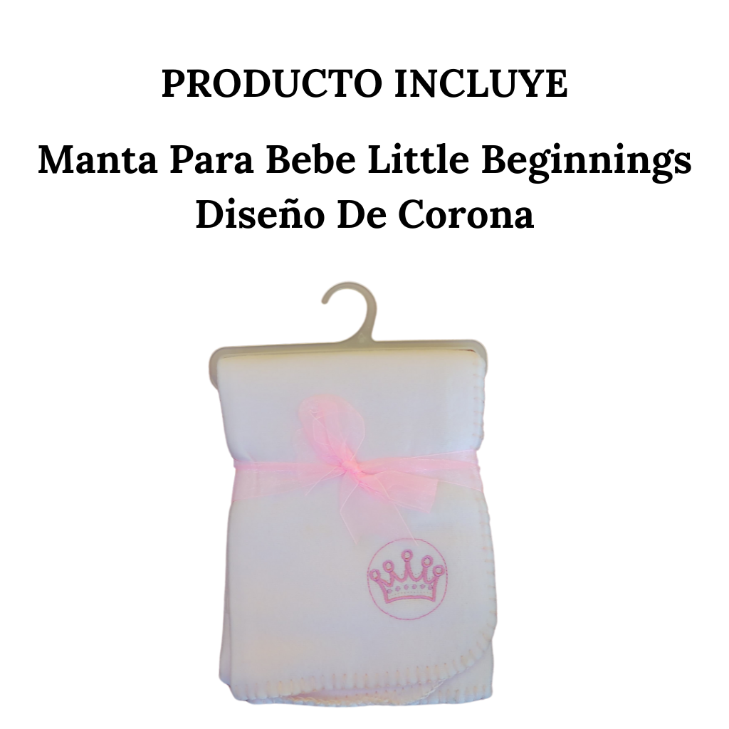 Manta De Apego Para Bebes Little Beginnings Rosa