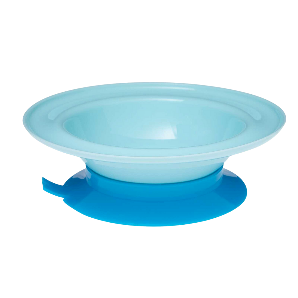 Juego de Cubiertos y Platos Dreambaby - 9-24 meses - Azul