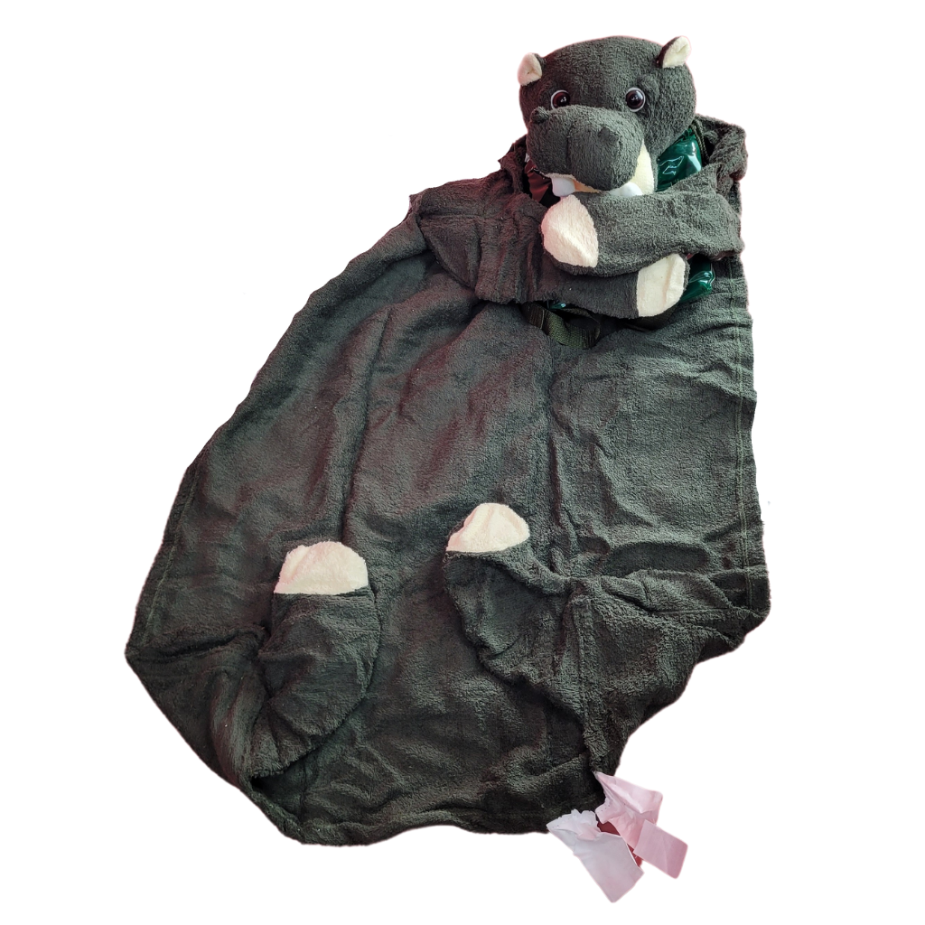 Mochila con Toalla de Baño Diseño de Hipopótamo