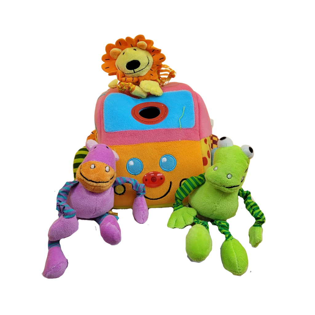 Peluche Interactivo Safari Jeep Con Amigos BibaToys 6+meses