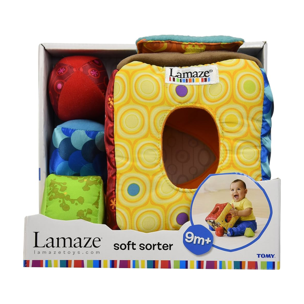 Cubo De Peluche Multisensorial Figuras Geométricas Lamaze