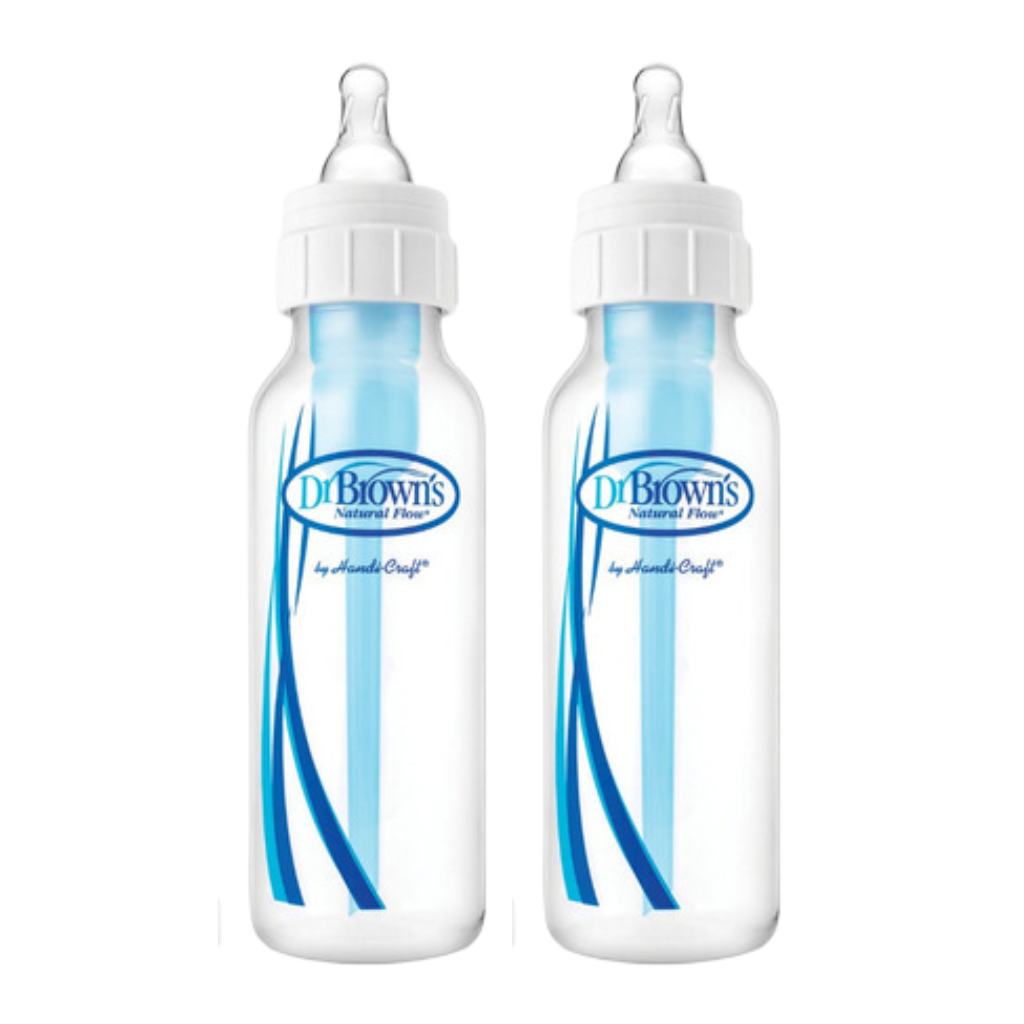 2 Pack Biberones De Vidrio Anticólicos Dr Brown´s 207ml/7oz