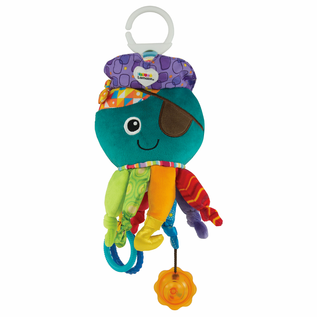 Peluche Interactivo Sensorial Amigo Capitán Calamar Lamaze
