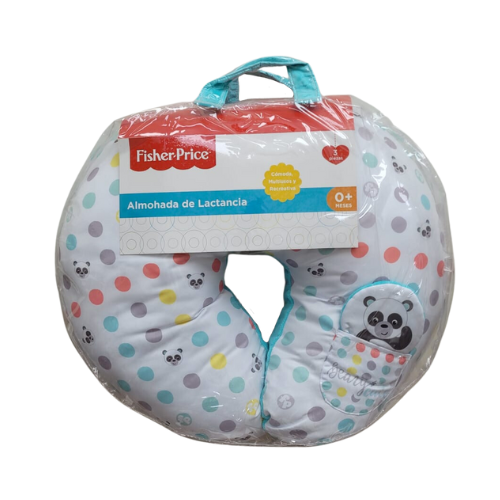 Almohada de Lactancia Fisher Price - Diseño de pandas - 0+meses - 3 piezas