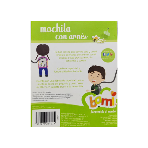 Mochila con Arnés Bami - Diseño de Koala