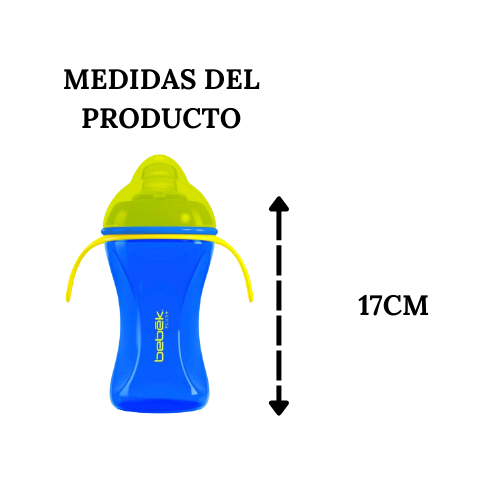 Biberón Plus Flexible Spout Bottle 8oz/250ml - Bebek Plus