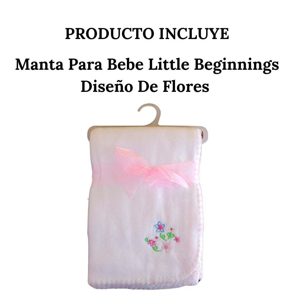 Manta De Apego Para Bebes Little Beginnings Rosa