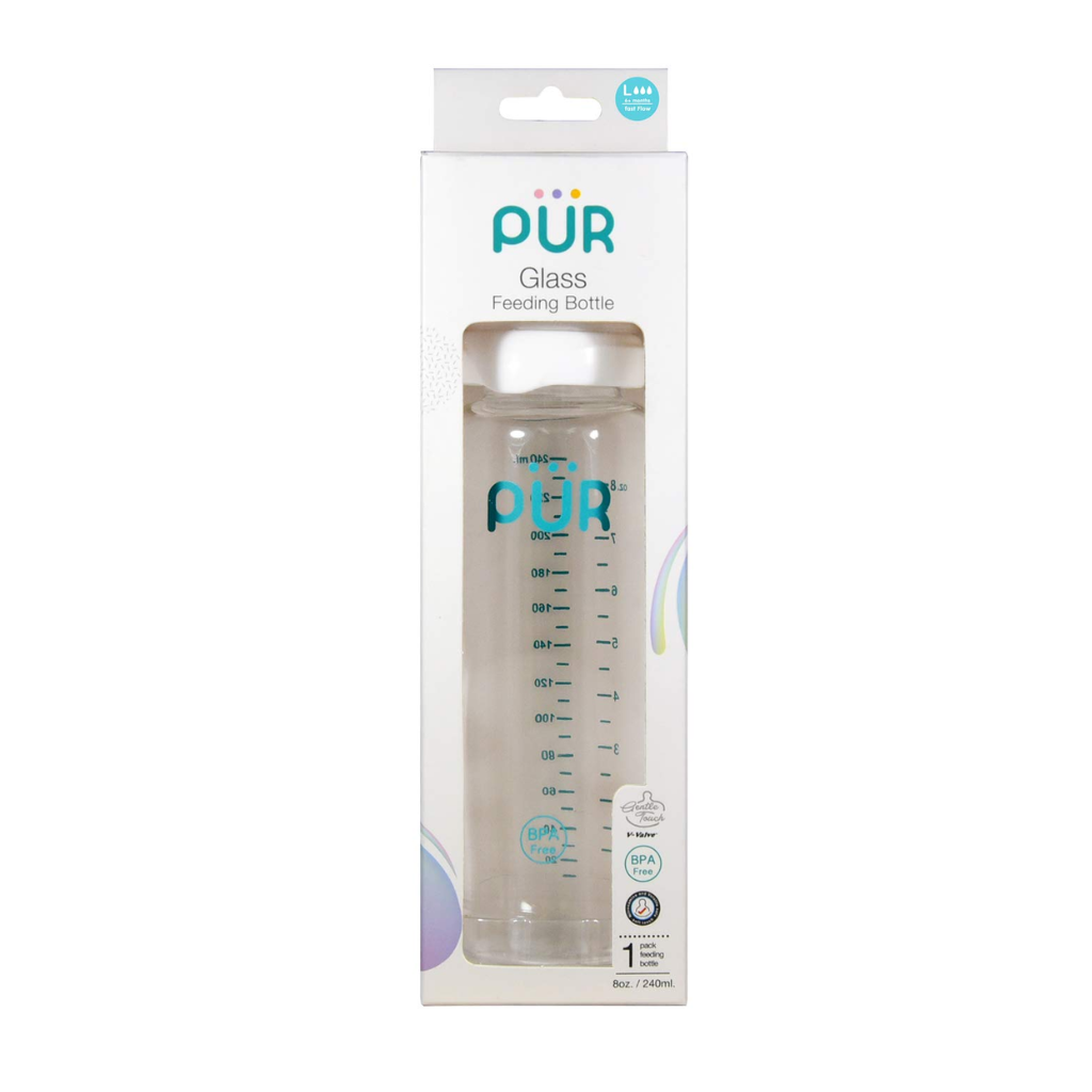 Biberón De Vidrio 8oz/250ml Pur Anticólicos Classic Glass