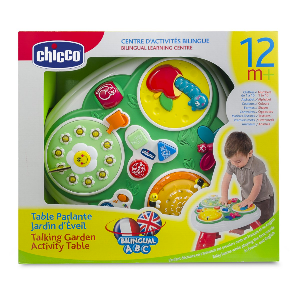 Mesa de Actividades Parlanchina Bilingüe Para Niños Chicco