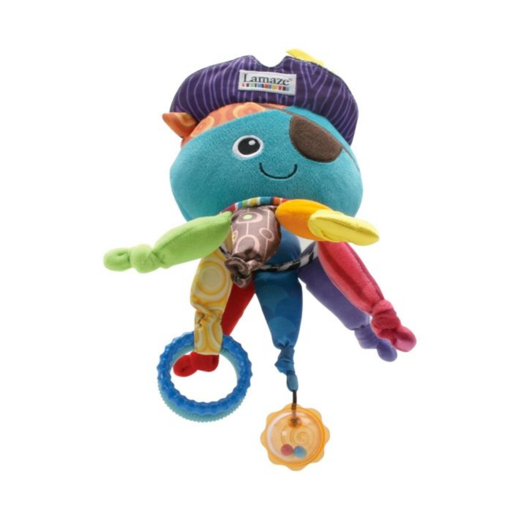 Peluche Interactivo Sensorial Amigo Capitán Calamar Lamaze