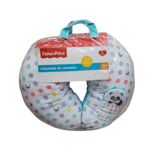 Almohada de Lactancia Fisher Price - Diseño de pandas - 0+meses - 3 piezas