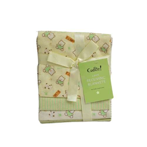 Set de 4 Mantas Para Bebé - Cudlie