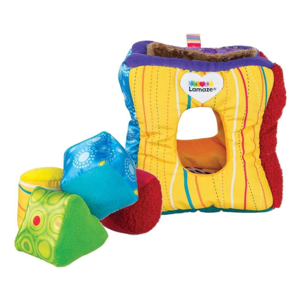 Cubo De Peluche Multisensorial Figuras Geométricas Lamaze