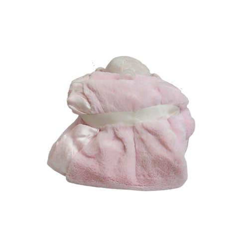 Manta con juguete para bebé Koala Baby - Diseño de Mono Rosa