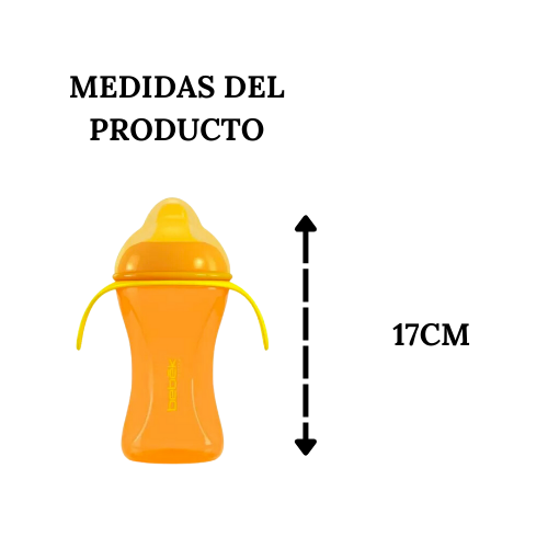 Biberón Plus Flexible Spout Bottle 8oz/250ml - Bebek Plus