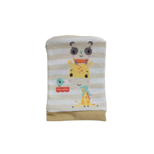 Set Esponja y Guante de Baño para Bebé - 2 Piezas - Diseño de jirafa/panda