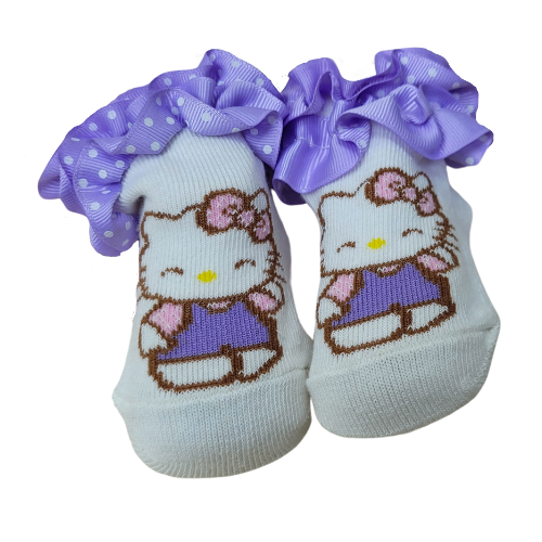 Babero con Calcetas - Hello kitty
