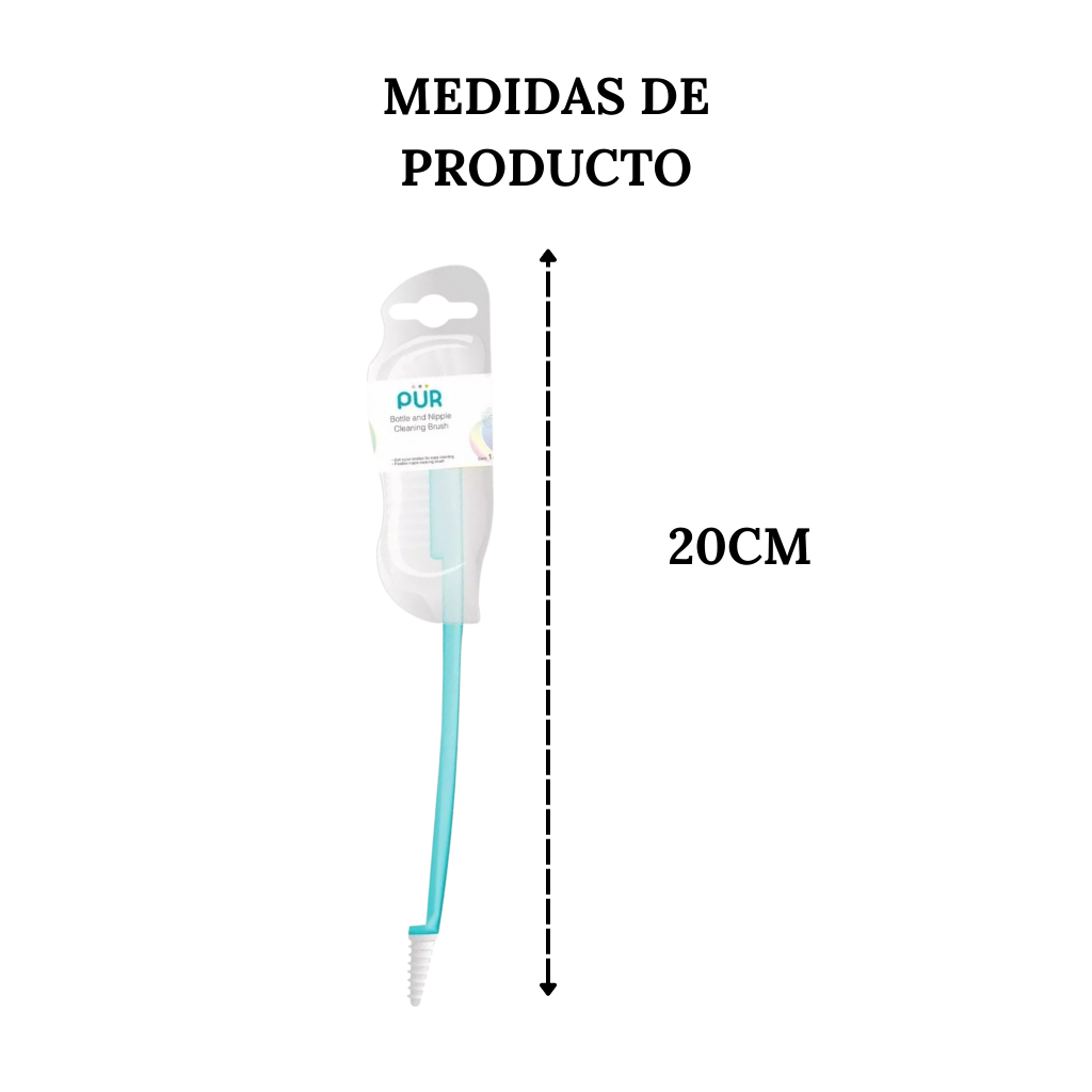 Cepillo Limpiador Para Biberones y Mamilas - PÜR