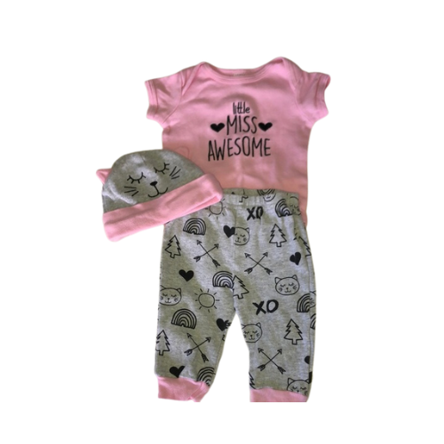 Set de Ropa 8 piezas Baby Essentials - Niña - 0-6 meses
