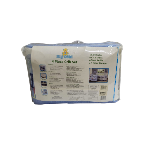Set de Cuna Big Oshi - Colección trenes Azul