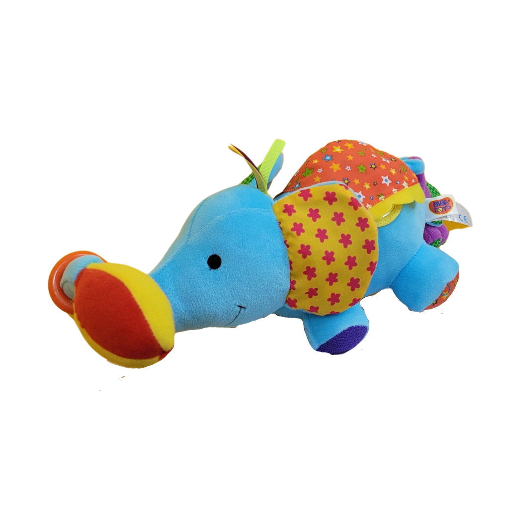 Peluche Sensorial Mamá Feliz y Bebé Elefante BibaToys