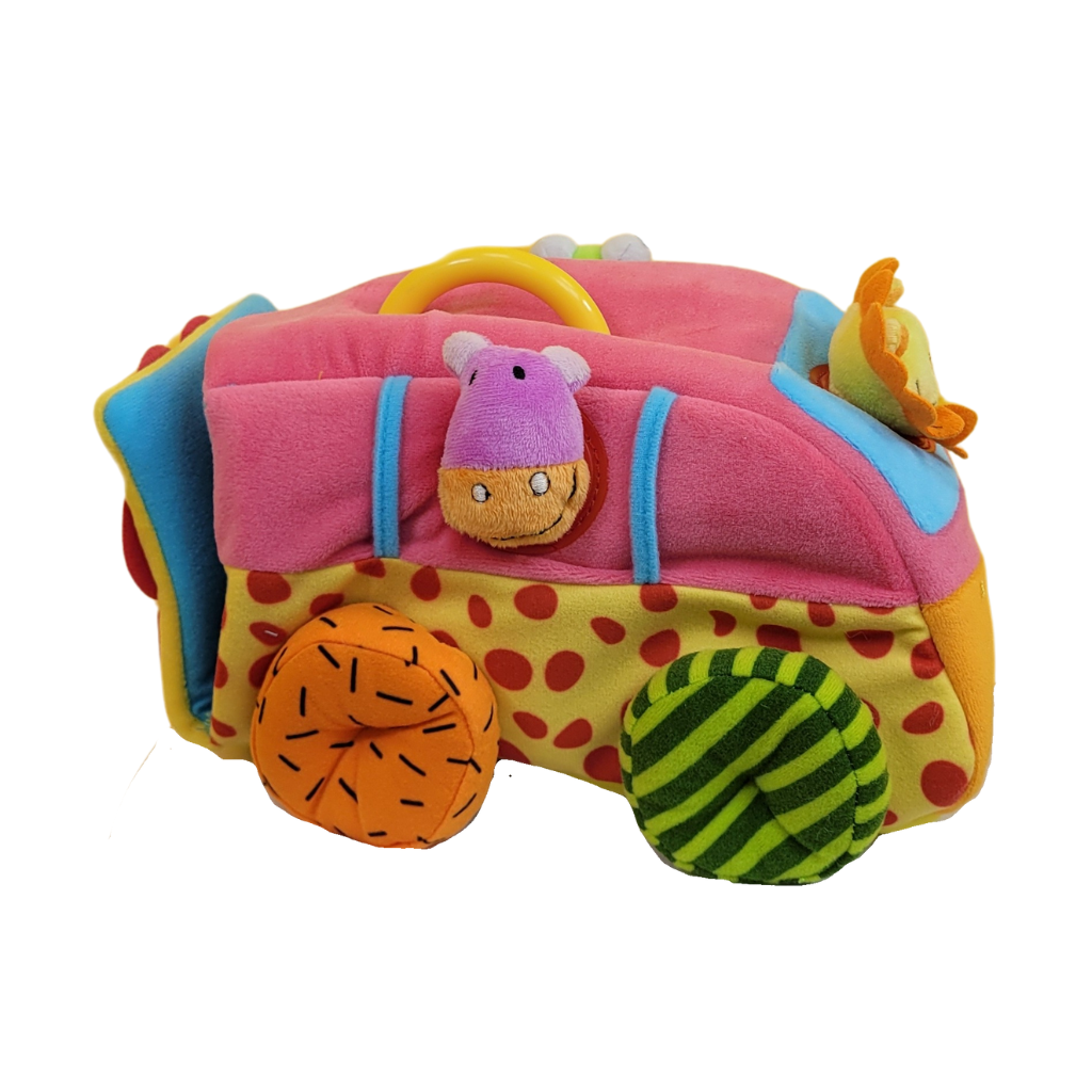 Peluche Interactivo Safari Jeep Con Amigos BibaToys 6+meses