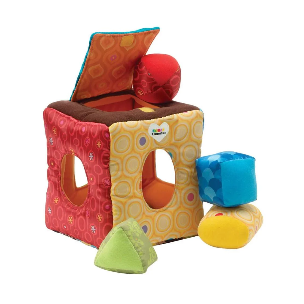 Cubo De Peluche Multisensorial Figuras Geométricas Lamaze