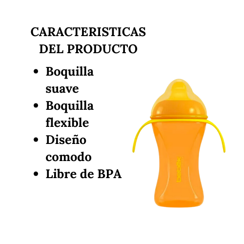 Biberón Plus Flexible Spout Bottle 8oz/250ml - Bebek Plus