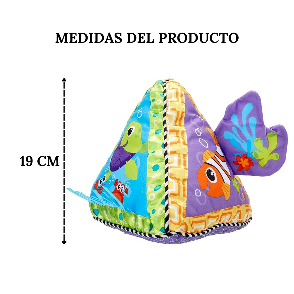 Peluche Pyramide De Découvertes Sensorial Para Bebé Lamaze
