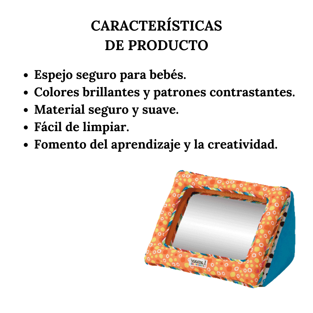 Peluche Interactivo Sensorial Autodescubrimiento Mi Primer Espejo Lamaze