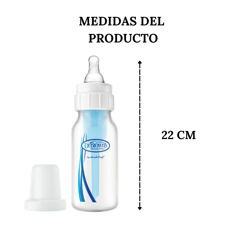 2 Pack Biberones De Vidrio Anticólicos Dr Brown´s 207ml/7oz