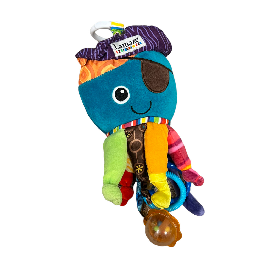 Peluche Interactivo Sensorial Amigo Capitán Calamar Lamaze