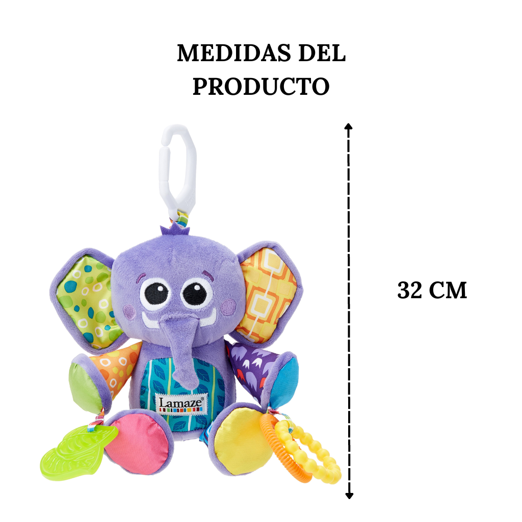 Peluche Interactivo Multisensorial Eddie El Elefante Lamaze