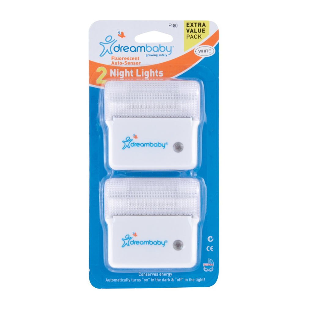Luz Nocturna Fluorescente Con Sensor Luz Blanca Dreambaby