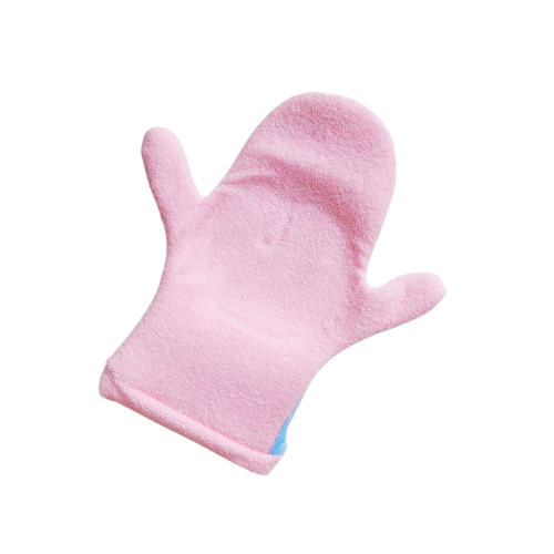 Set de Esponja y Guante de Baño para Bebé - 2 Piezas - Diseño de Elefante/Mono