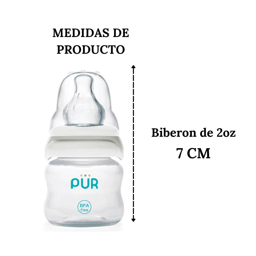Kit de Biberones y Cepillo Limpiador para biberones - PÜR