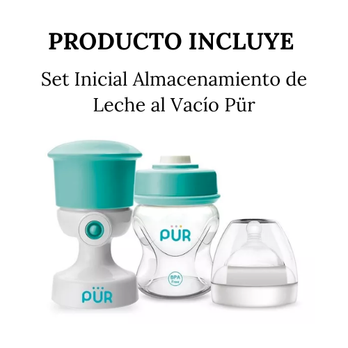 Set Inicial Almacenamiento de Leche al Vacío Pür