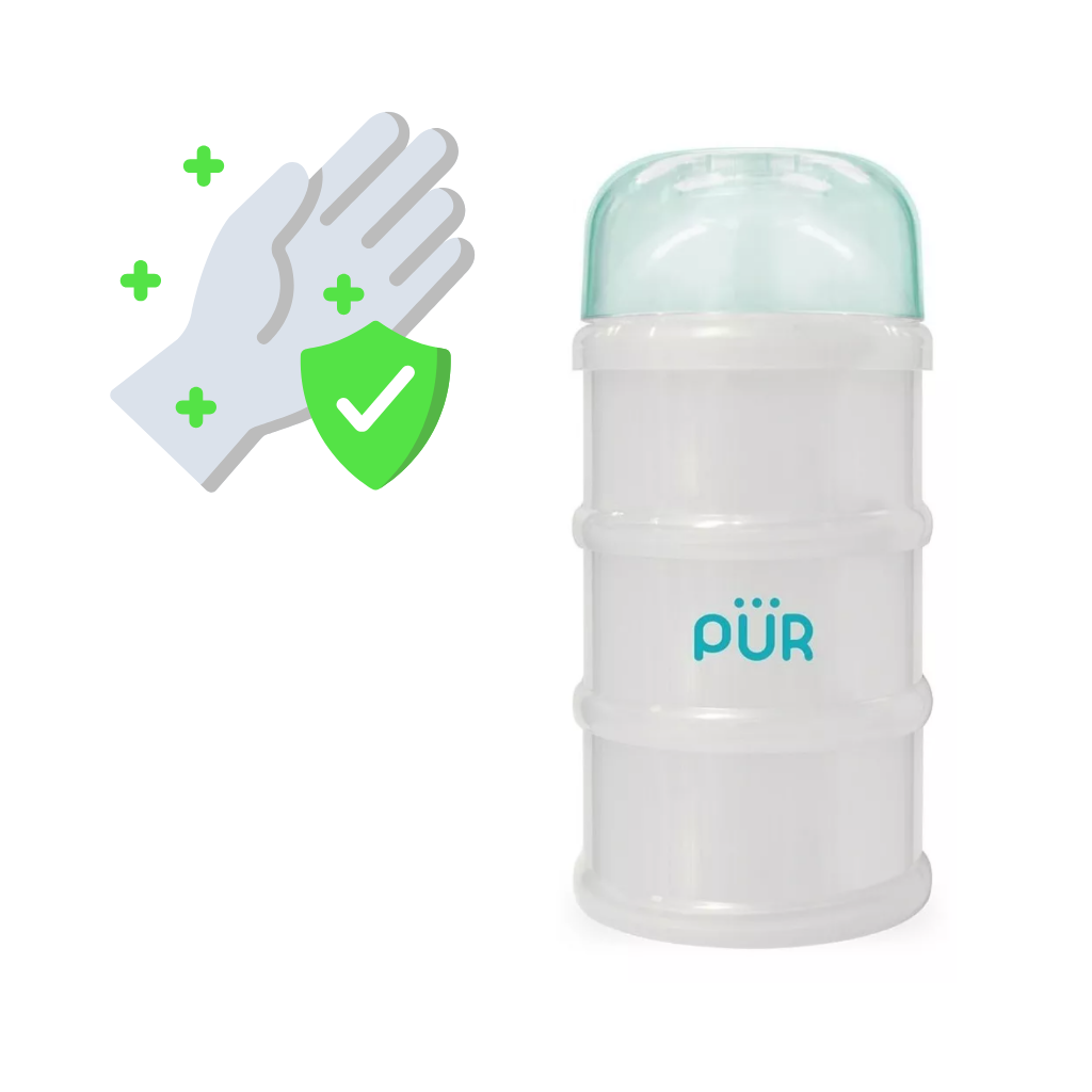 Contenedor Para Leche En Polvo Pur - 3pz