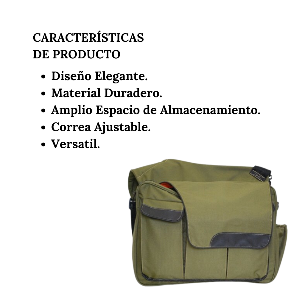 Pañalera Verde Para Papás Olive Eco Friendly Diaper Dude
