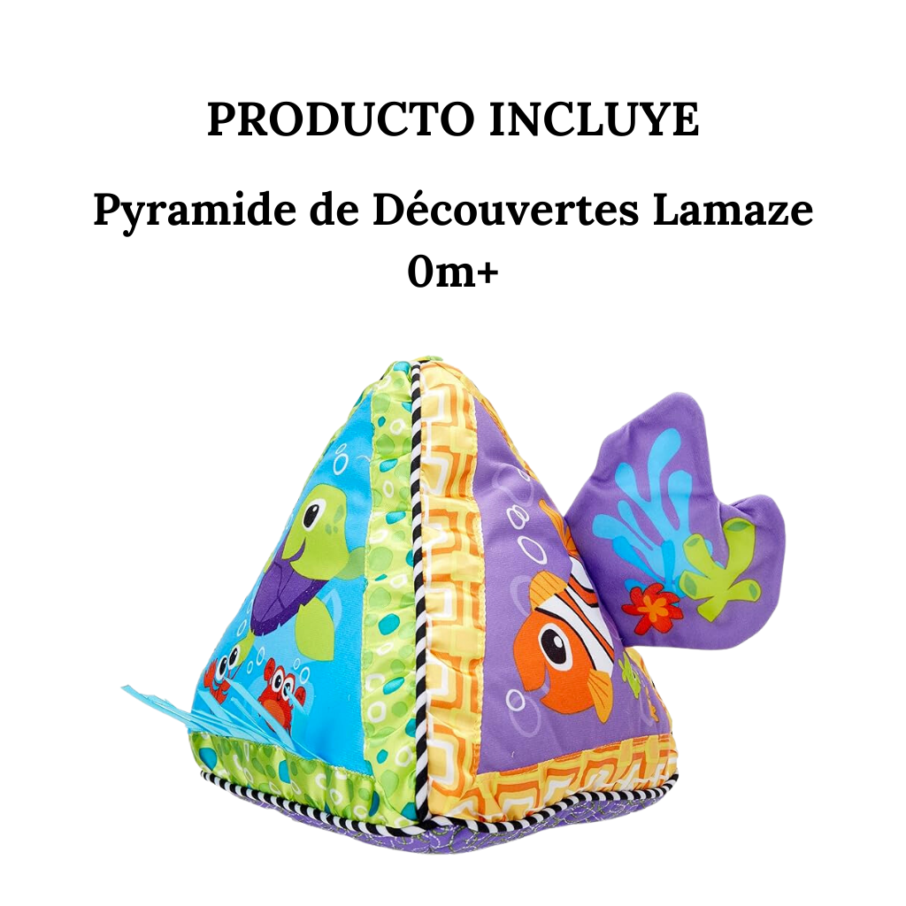 Peluche Pyramide De Découvertes Sensorial Para Bebé Lamaze