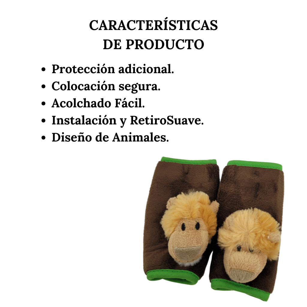 Protectores De Seguridad Para Cinturones Animal Planet León