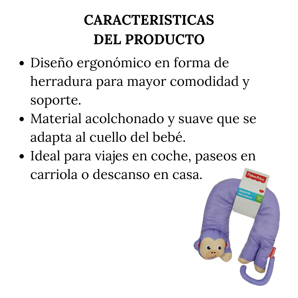 Soporte De Herradura Para Cuello Diseño De Mono Fisher-Price