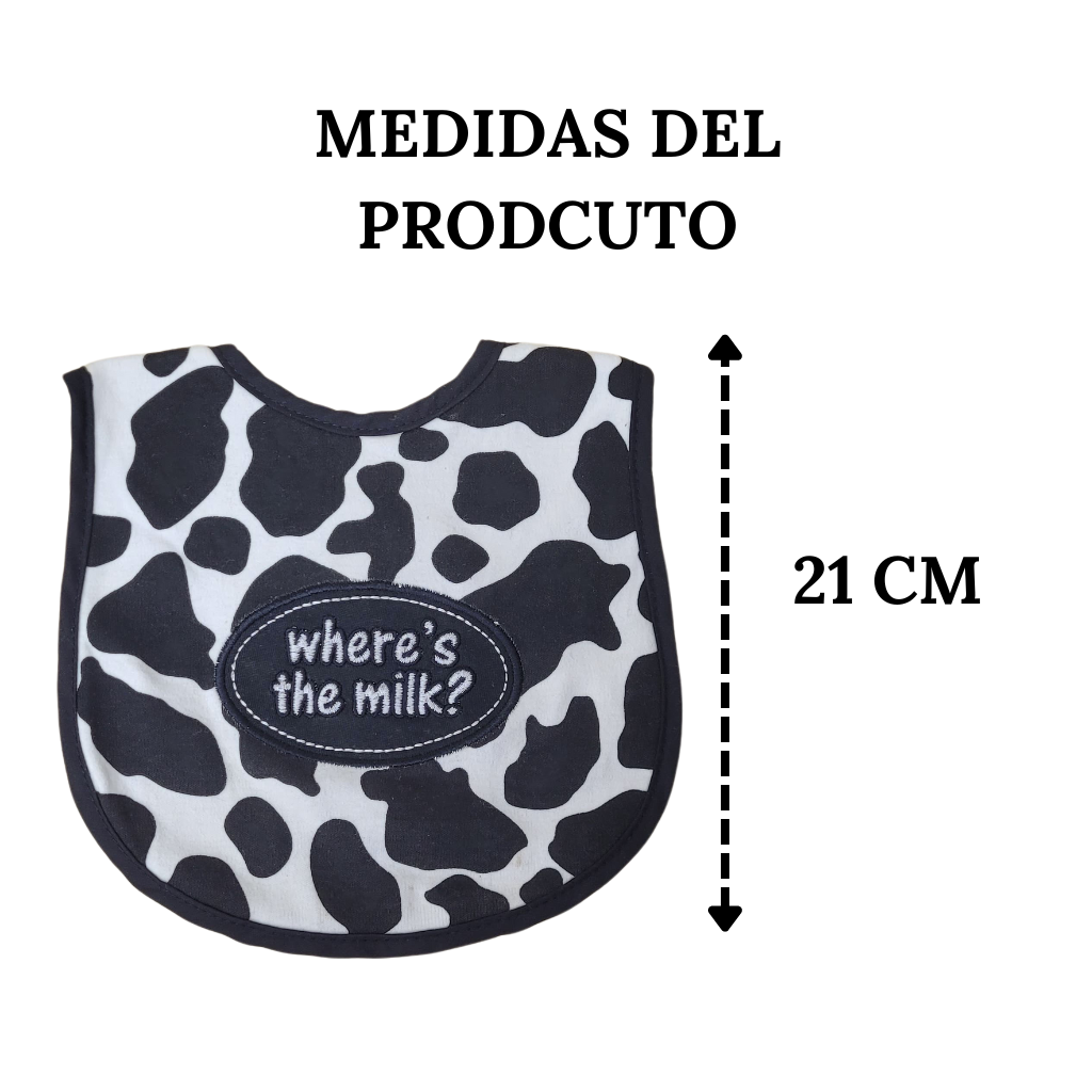 Baberos Para Bebes Crib Mates ¿where´s The Milk?