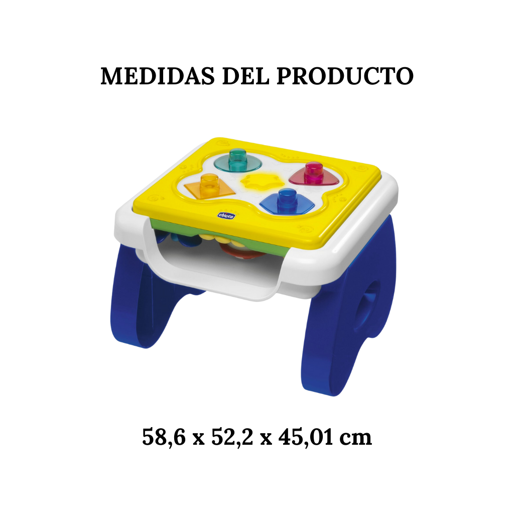 Mesa de Actividades Música y Formas Geométricas Reversible Chicco