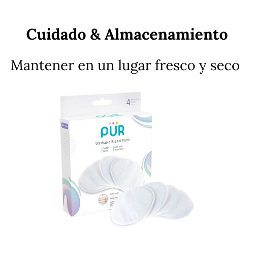 Almohadillas de Lactancia Lavables PÜR - Paquete de 4 piezas