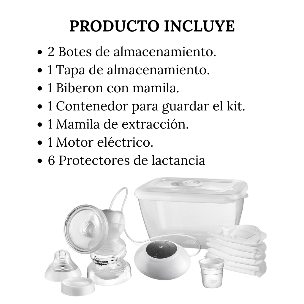 Extractor De Leche Eléctrico Closer To Nature Tommee Tippee