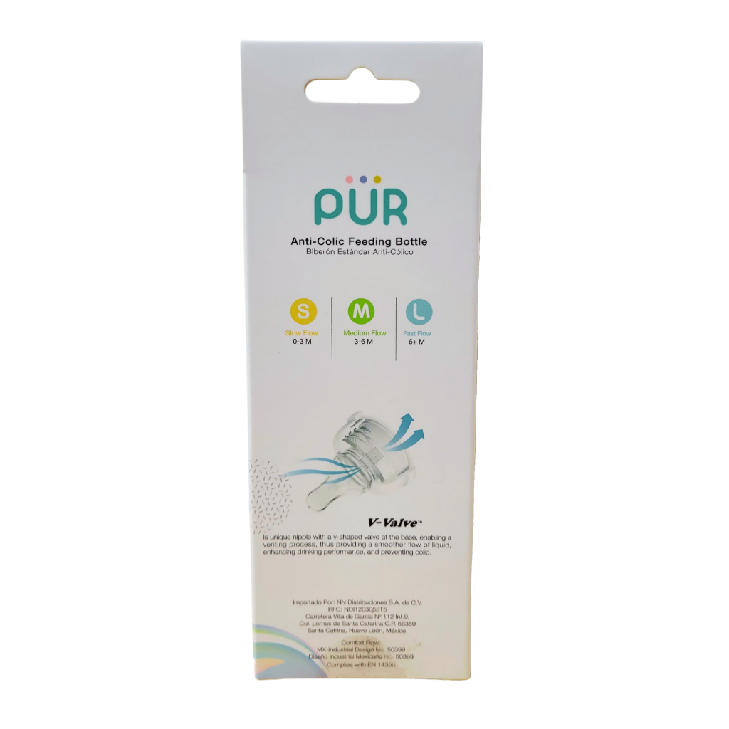 Biberón Pür Anti-Cólico 4oz/130ml