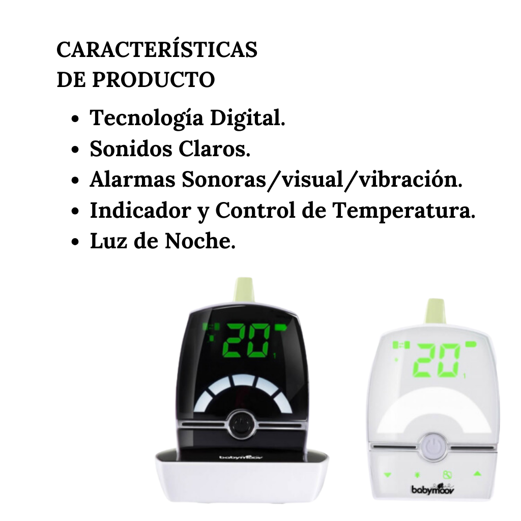 Monitor Vigilante Para Bebé Cuidado Premiun Care Babymoov