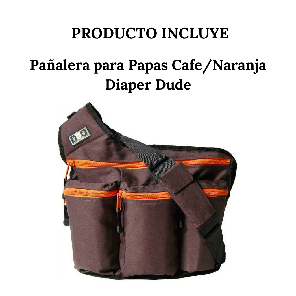 Pañalera Para Papás Diaper Dude Cafe